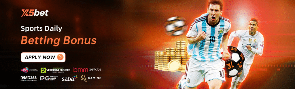 โบนัสเดิมพันกีฬารายวัน
เดิมพันยิ่งมาก โบนัสยิ่งมาก สูงสุด 888 THB