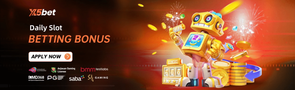 โบนัสเดิมพันสล็อตรายวัน
เดิมพันสล็อตรับโบนัสสูงสุด 888THB